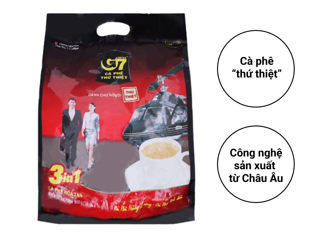 Cafe Trung Nguyên G7 3 in 1 - 50 gói x 16g