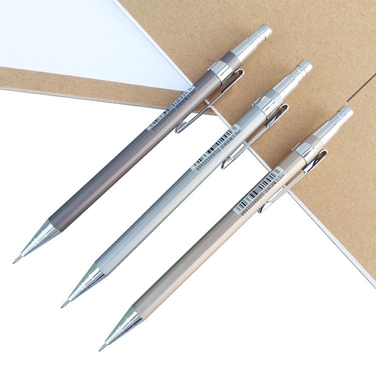 Bút chì bấm thân kim loại 0.5mm